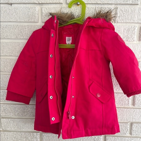 GAP Kids Pink Hooded Jacket - Picture 1 of 5